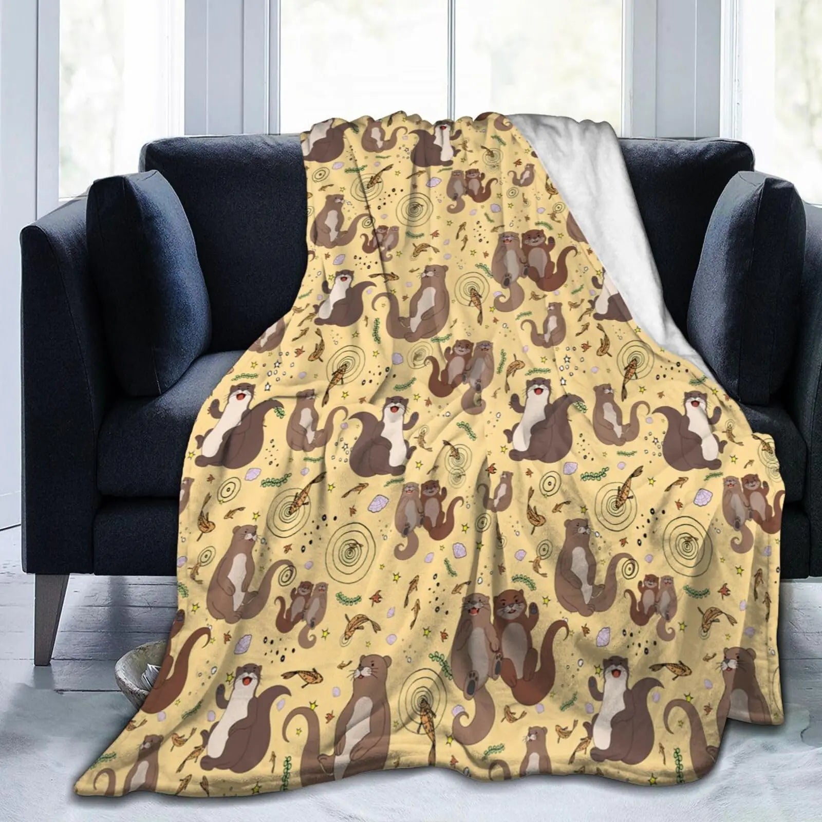 Carwayii Sea Otters Blanket
